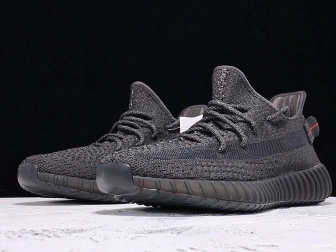 350 - Yeezy (Reflective) Boost Static FU9007 Adidas Black V2 0813